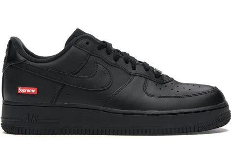 black air force ones supreme